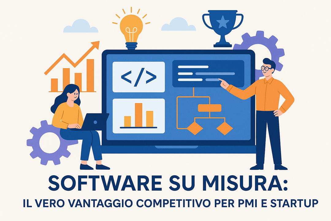 Immagine anteprima dell'articolo 'Software su misura: il vero vantaggio competitivo per PMI e startup'